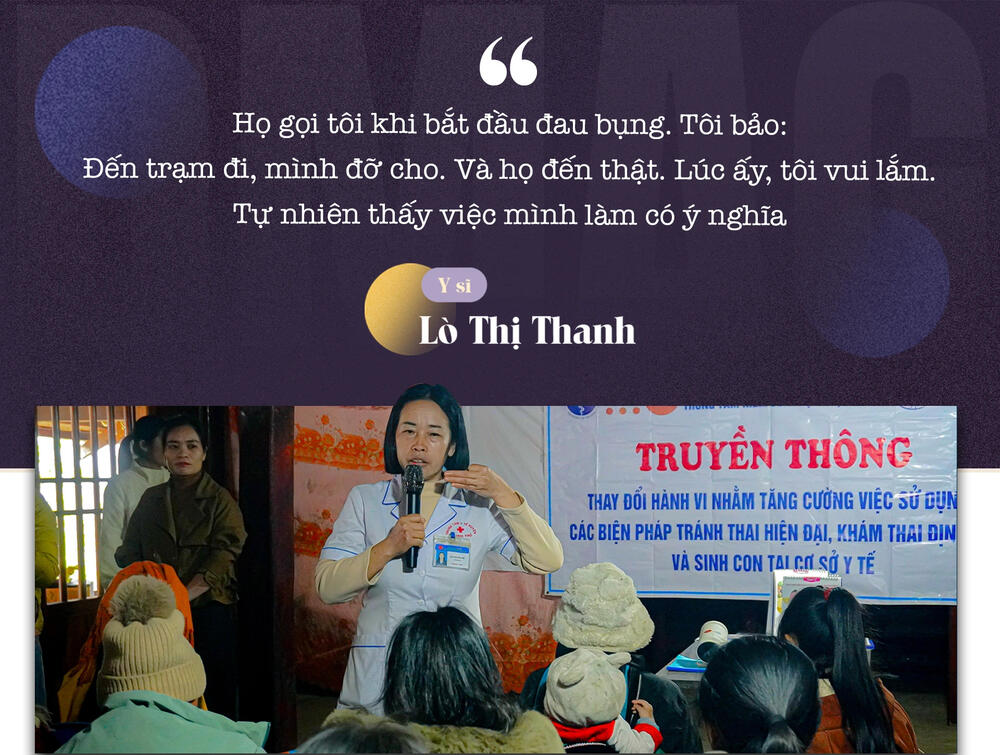 Y Sĩ Lò Thị Thanh chia sẻ