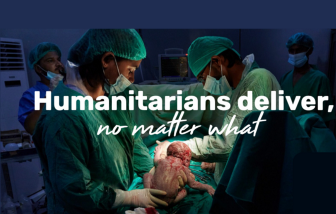 Humanitarians deliver, no matter what 