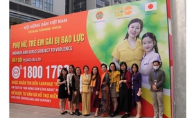 Lễ ra mắt Đường dây nóng miễn phí hỗ trợ cho phụ nữ nông thôn có nguy cơ bị bạo lực tại Việt Nam