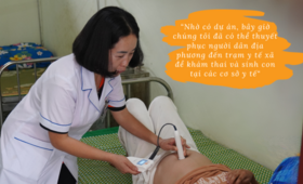 Nữ hộ sinh Lò Thị Thanh, Trạm Y tế Mù Sang