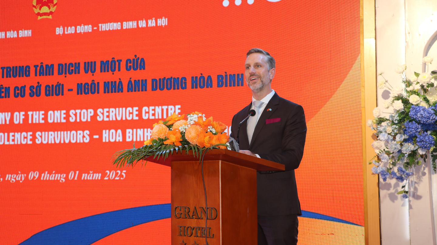 Opening remarks by UNFPA Representative in Viet Nam Matt Jackson at the opening ceremony of Anh Duong House 