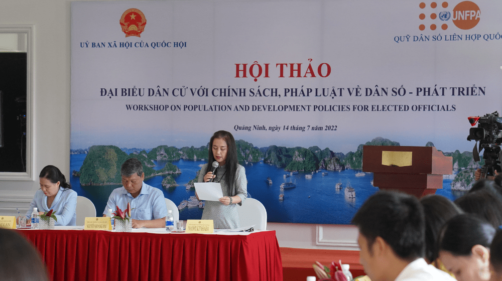 Ms. Naomi Kitahara, Representative UNFPA in Viet Nam