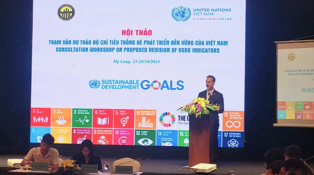 Opening Remarks from UNFPA Representative in Viet Nam at the Workshop on proposed the Viet Nam Sustainable Development Indicators