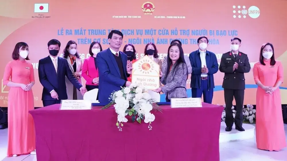 The second UNFPA-supported One-Stop Service Centre kicked off for survivors of gender-based violence in Thanh Hoa and nearby provinces