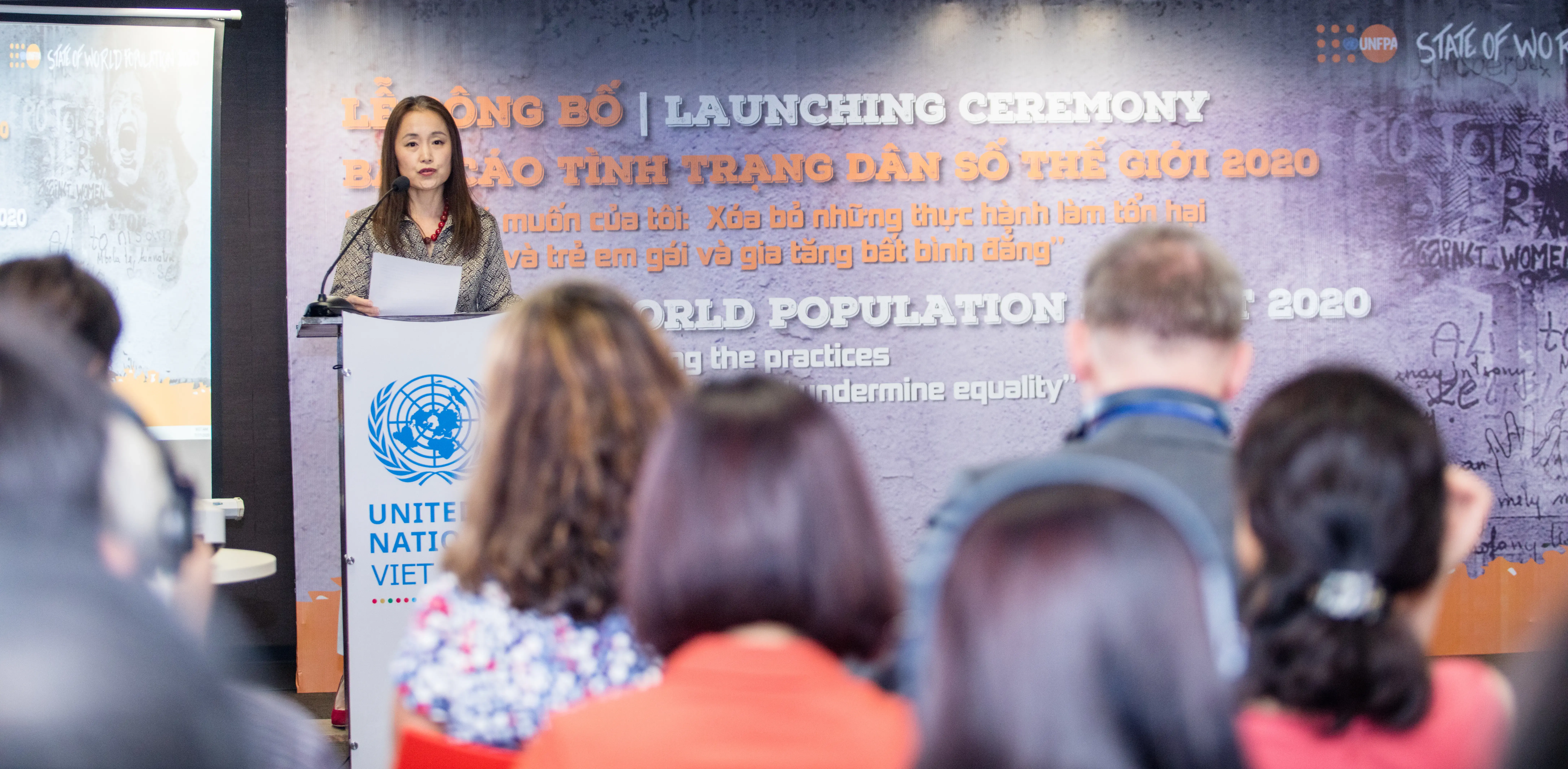 Speech of Ms. Naomi Kitahara, UNFPA Representative at the launch of the State of World Population Report 2020