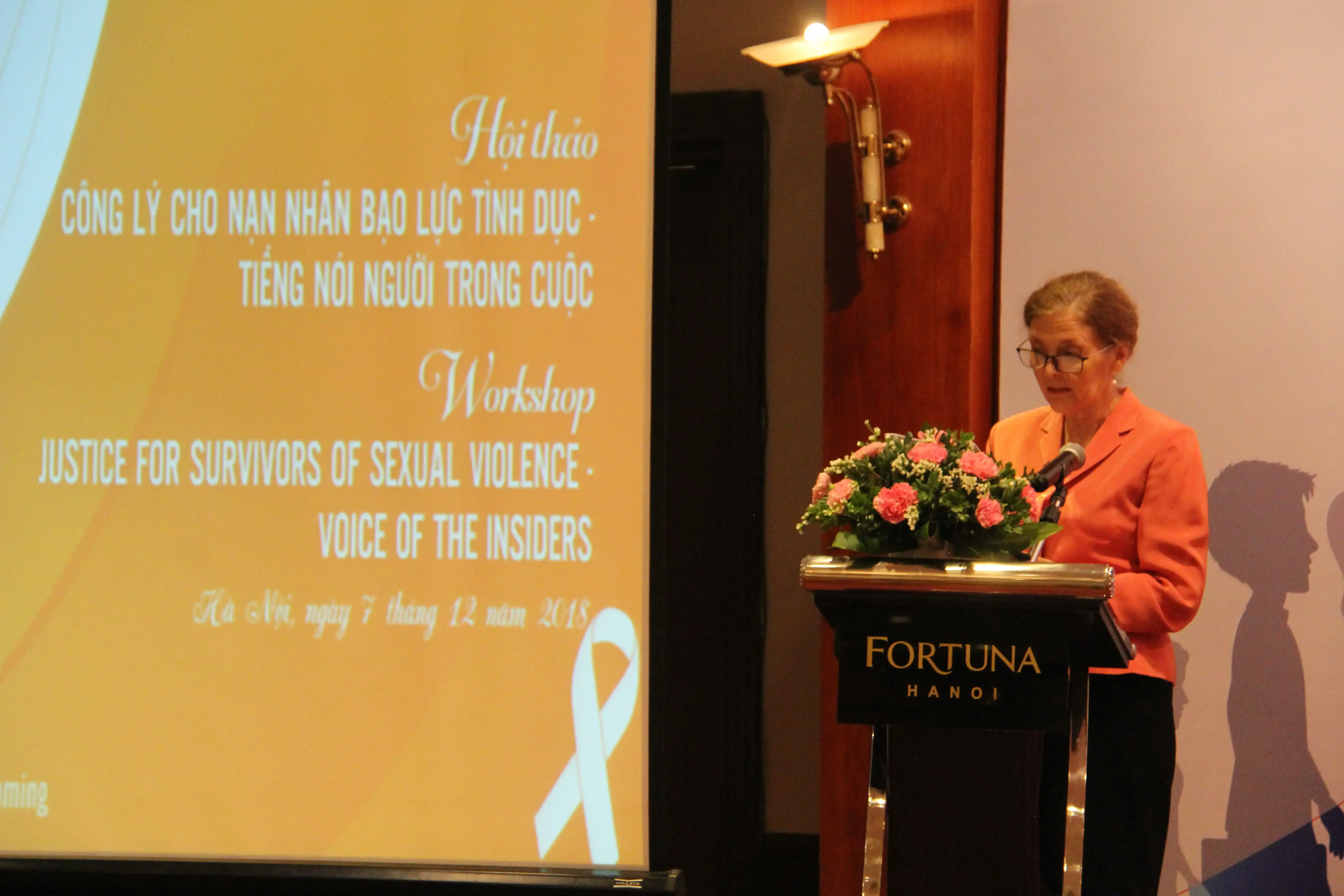 Speech of Ms. Astrid Bant, UNFPA Representative, at the Workshop "Justice for survivors of Sexual Violence"