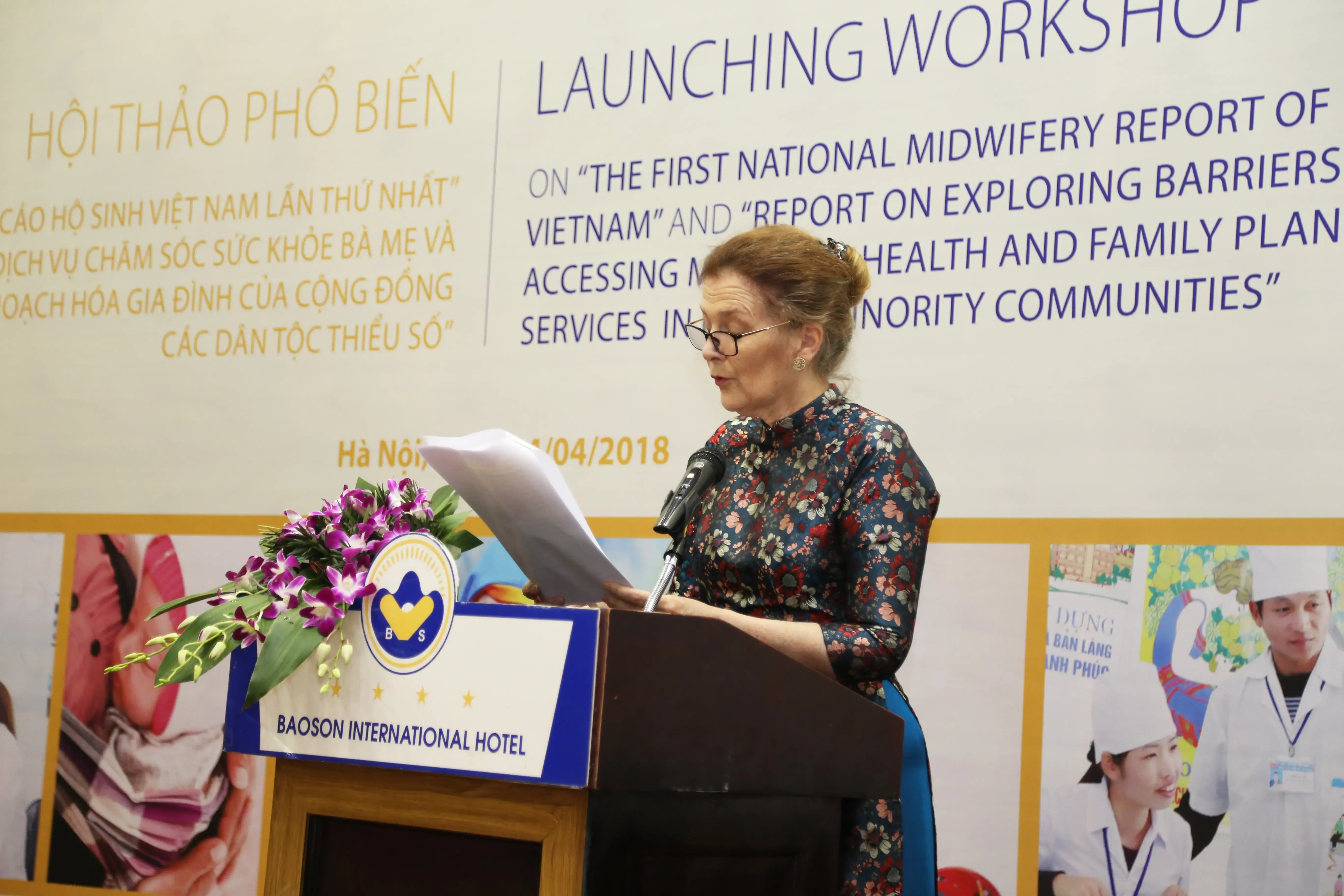 Speech of Ms. Astrid Bant, UNFPA Representative in Viet Nam at the Launch of the first-ever National Midwifery Report of Viet Nam and the report "Exploring barriers to accessing Maternal and FP services in EM communities"