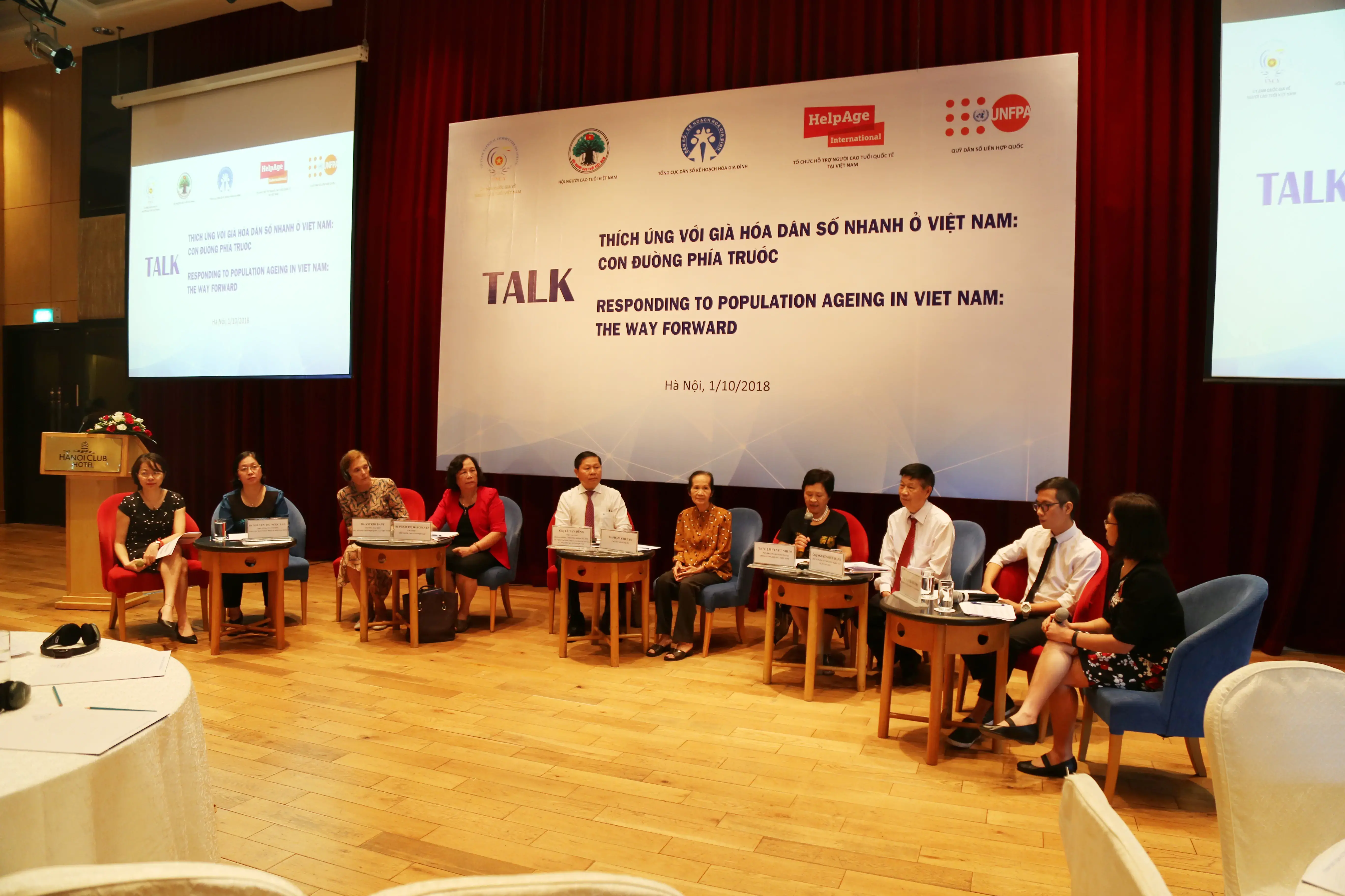 Speech of Ms. Astrid Bant, UNFPA Representative at Talkshow "Responding to Population Ageing in Viet Nam: the Way Forward"