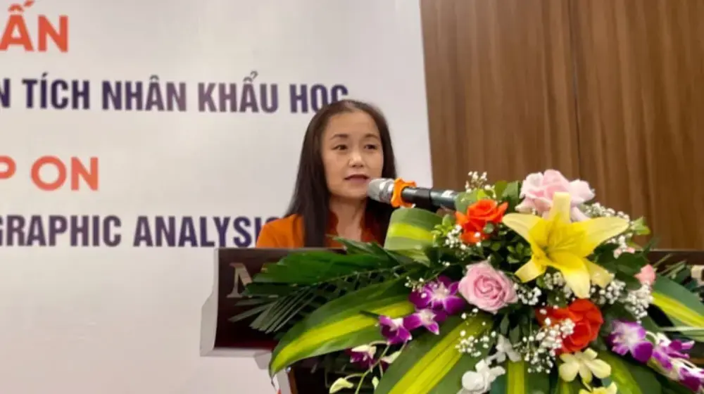 Speech by Naomi Kitahara, UNFPA Representative in Viet Nam, at the Training Workshop on Advanced Statistics Models for Demographic Analysis