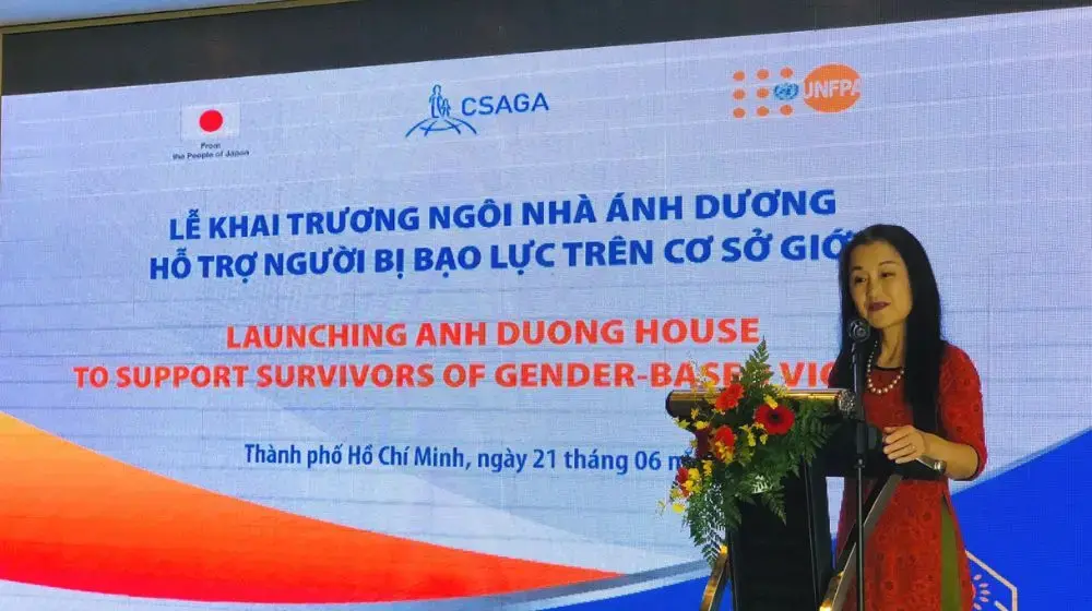 Bài phát biểu của bà Naomi Kitahara, Trưởng đại diện UNFPA tại Việt Nam, tại Lễ ra mắt Trung tâm Dịch vụ Một cửa - Ngôi nhà Ánh Dương tại TP.HCM