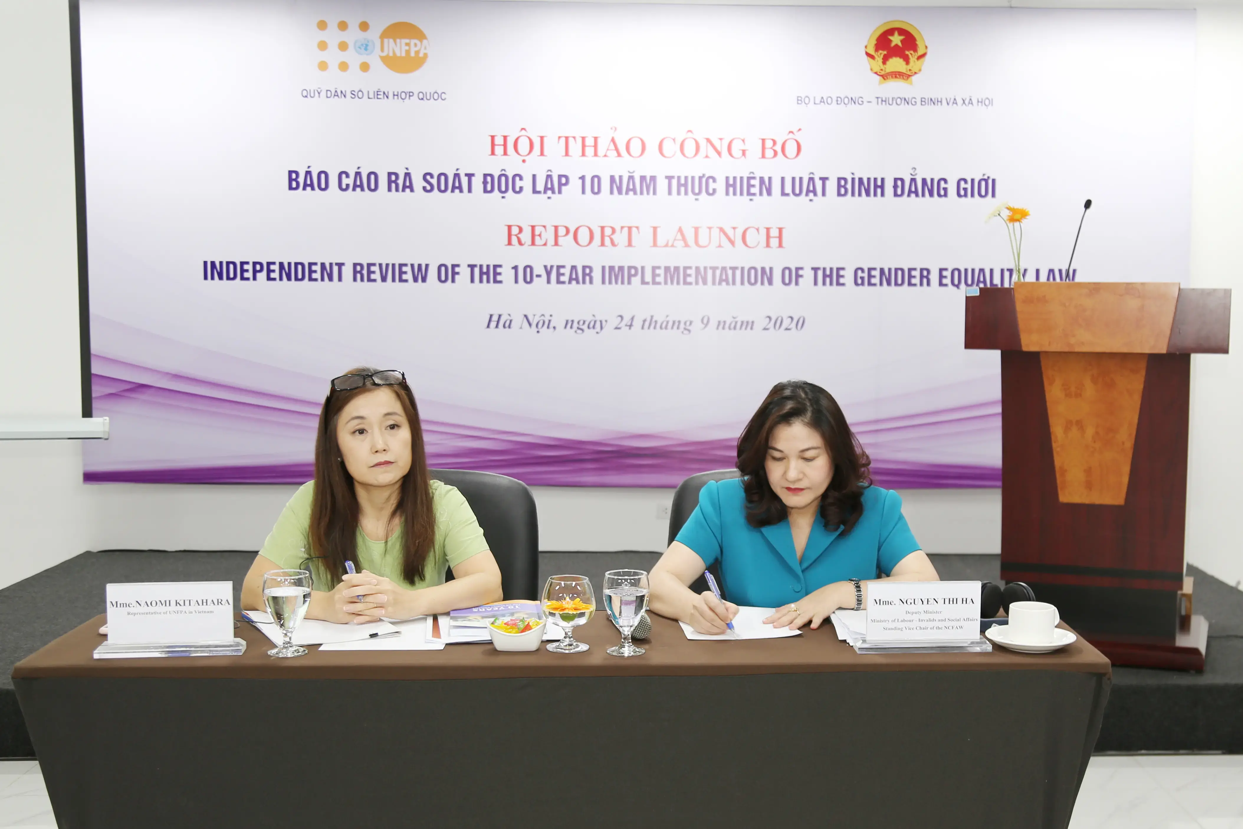 Launch of the Review Report on the ten year implementation of the Gender Equality Law in Viet Nam 