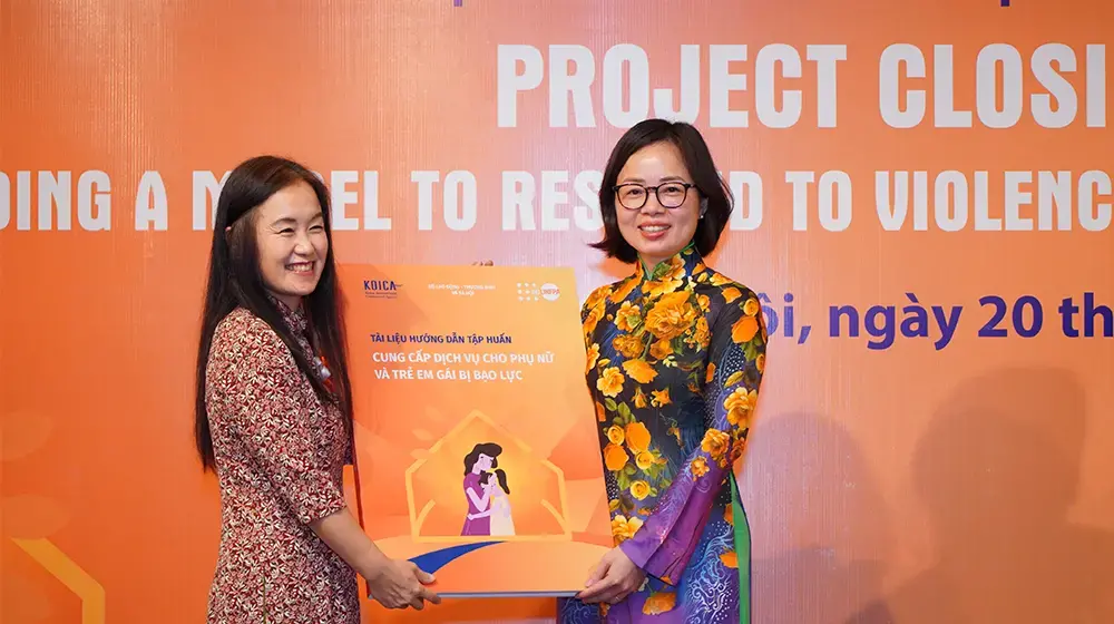 Speech by Ms. Naomi Kitahara at the project closing workshop "Building a model to respond to violence against women and girls in Viet Nam"