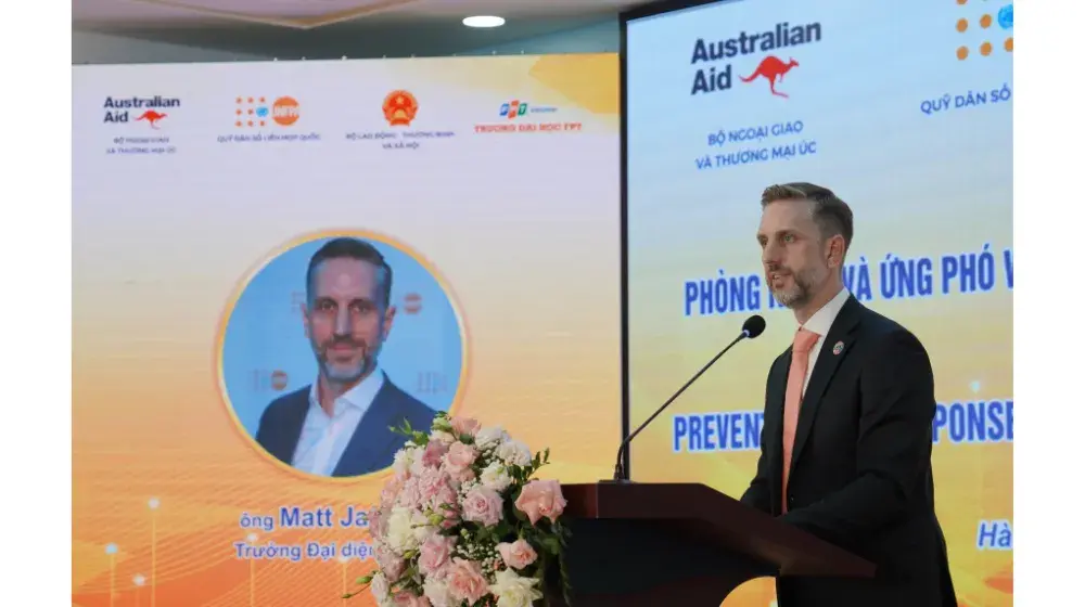 Speech by Mr. Matt Jackson, UNFPA Representative in Viet Nam, at the Dialogue with FPT University students on prevention and response to technology-facilitated gender-based violence