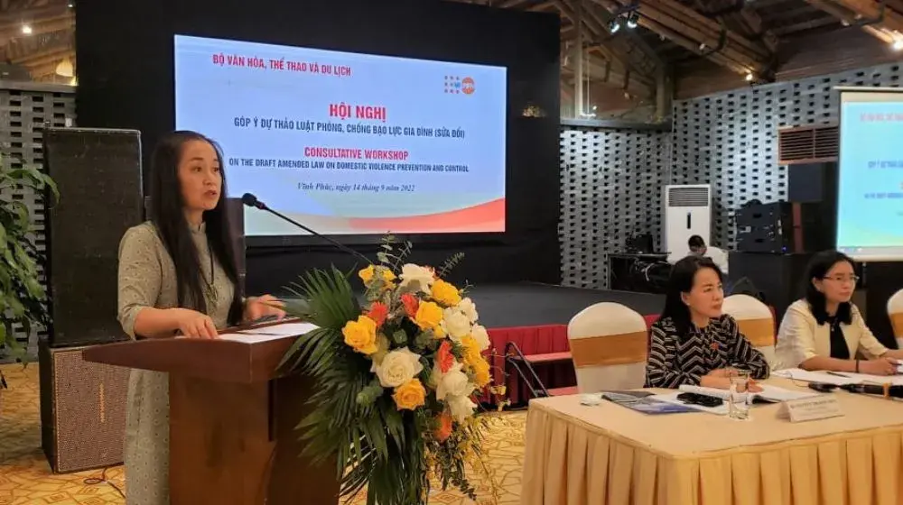 Bài phát biểu của Bà Naomi Kitahara, Trưởng đại diện UNFPA tại Việt Nam, tại Hội thảo lấy ý kiến thảo luận về Luật Phòng, chống bạo lực gia đình (PCBLGĐ) sửa đổi