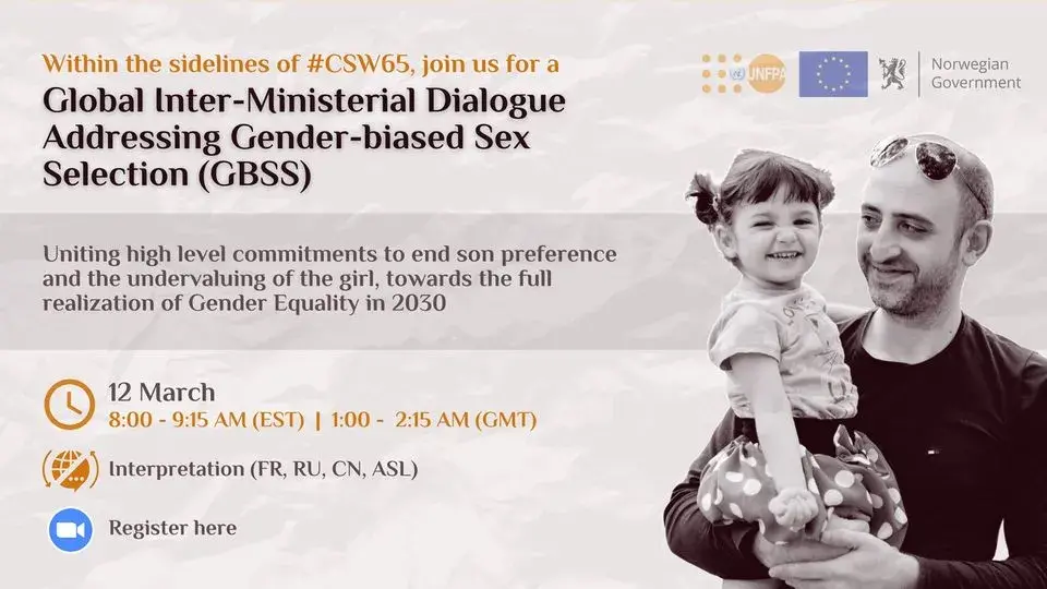 High-Level Inter-Ministerial Dialogue on Scaling up Action to End Son Preference and Gender Biased Sex Selection