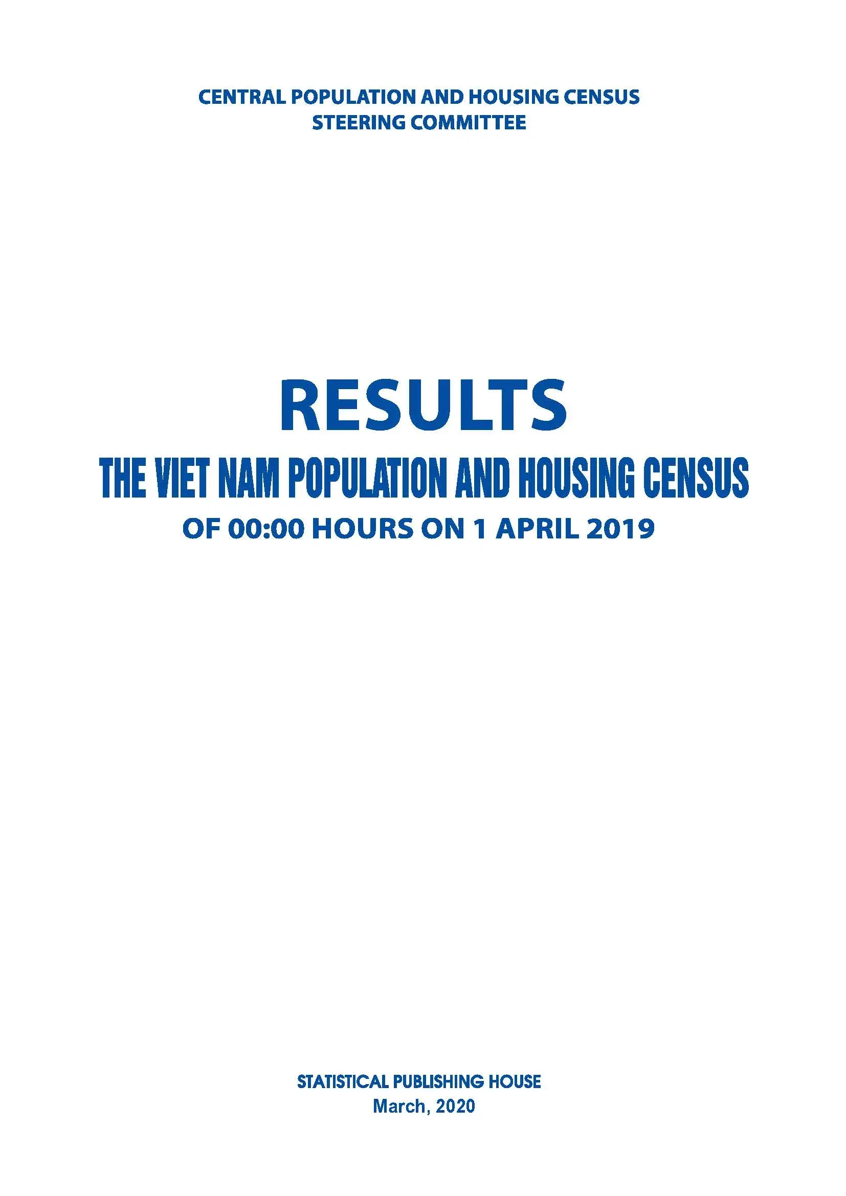 Results of the 2019 Census on Population and Housing in Viet Nam