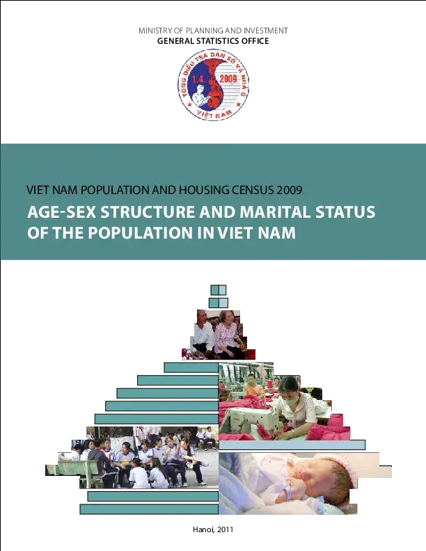 Age-Sex structure and Marial Status of the Population in Viet Nam