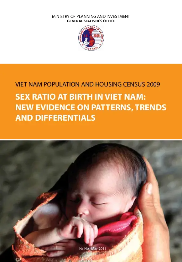 Sex Ratio at Birth in Viet Nam: New evidence on patterns, trends and differentials