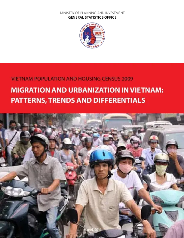 Migration and Urbanisation in Viet Nam: Patterns, trends and differentials