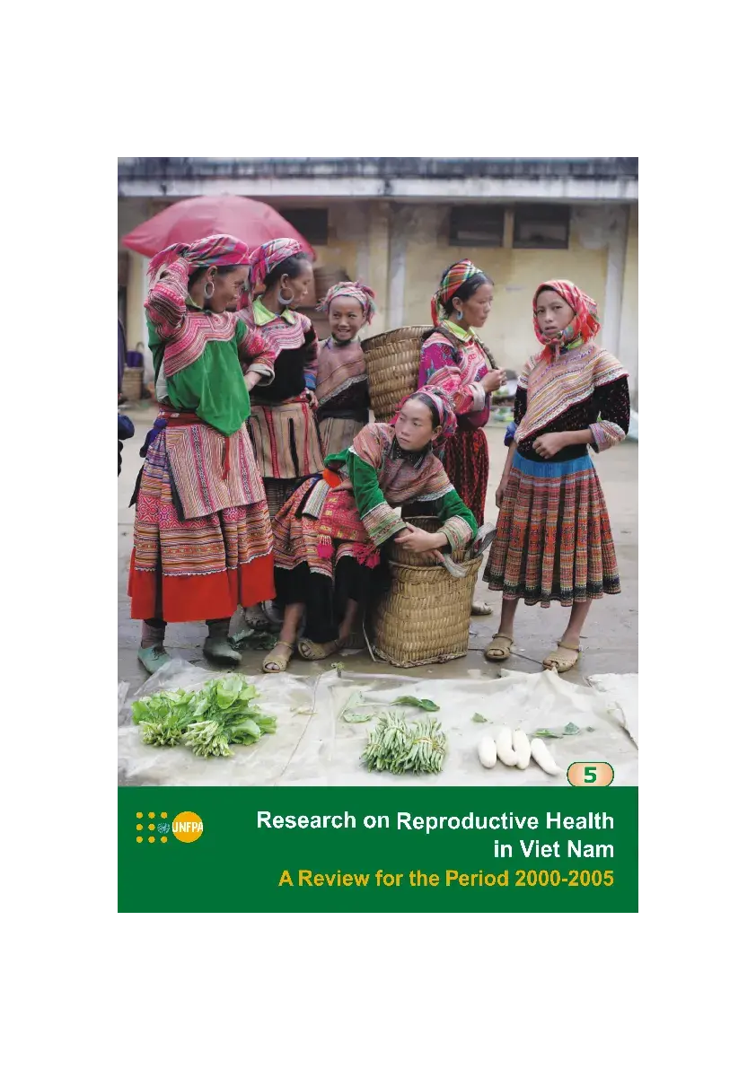 Research on Reproductive Health in Viet Nam - A Review for the Period of 2000-2005