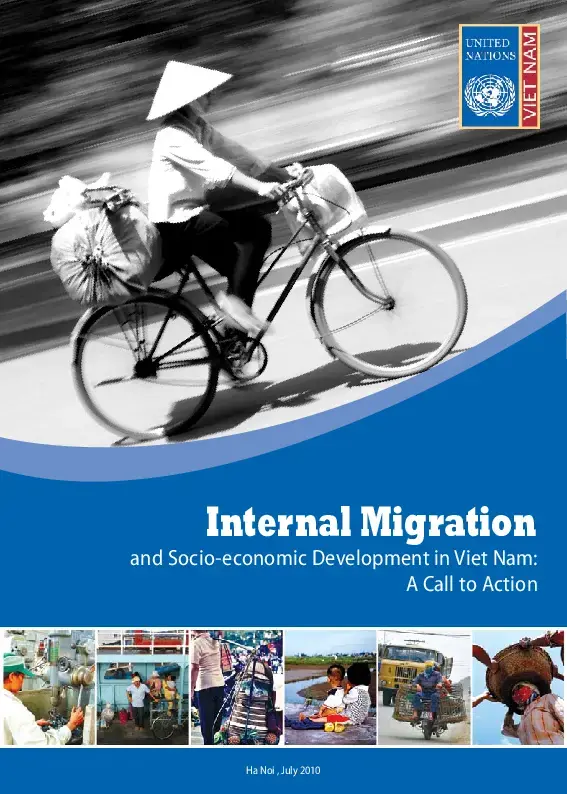 Internal Migration and Socio-economic development in Viet Nam – A Call to Action