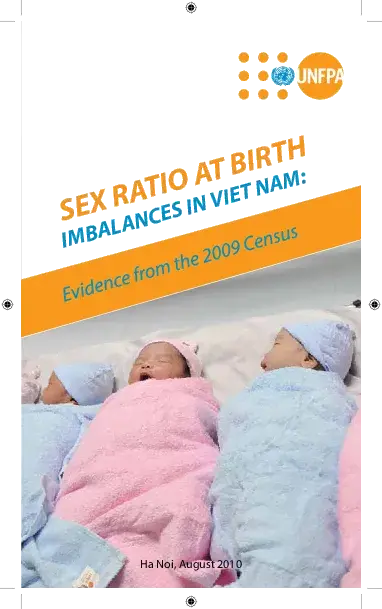 Sex Ratio at Birth Imbalances in Viet Nam